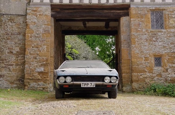 Lamborghini Espada 1971, Lamborghini Espada, заброшенные авто, суперкар Lamborghini