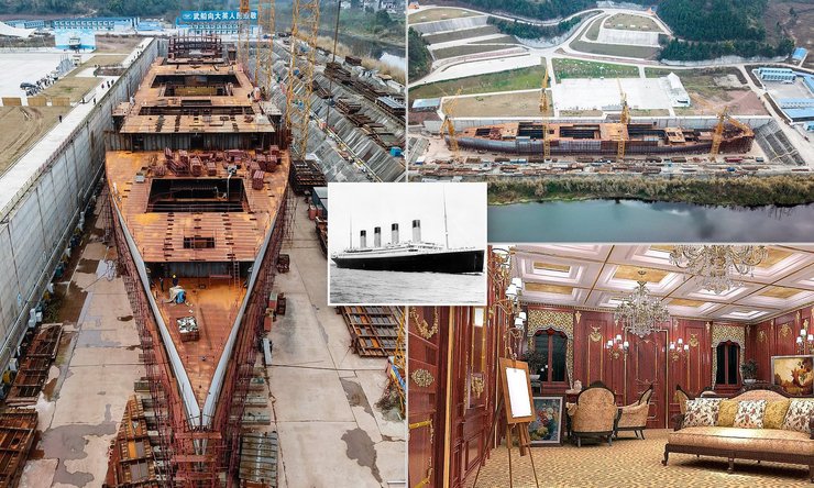 строительство титаника в китае