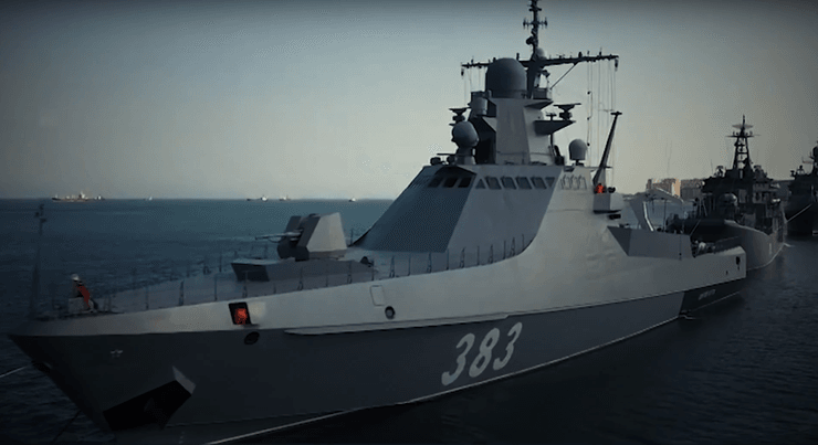 Російський корвет "Івановець", Івановець, Російський корвет