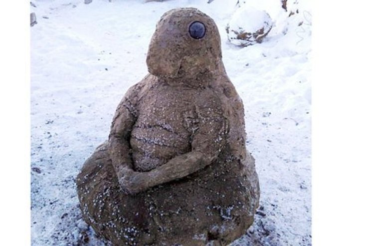 Скульптура, навоз,Россия, РФ, Якутия