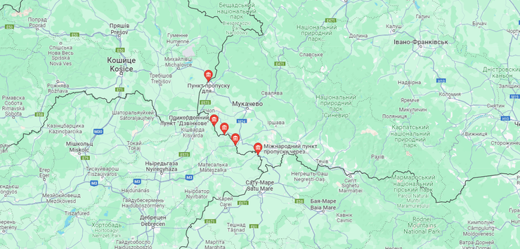 граница, Закарпатье, Венгрия