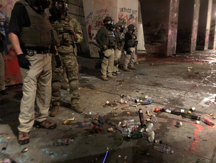 портленд, протесты, штат орегон