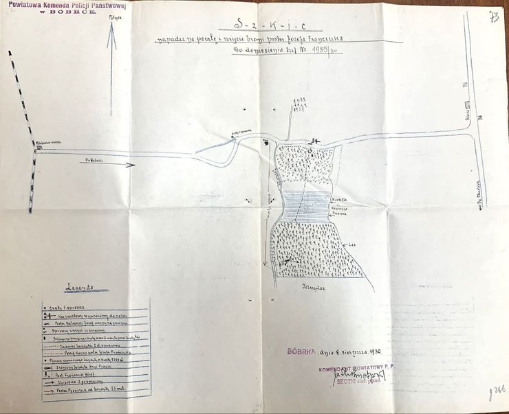участники Украинской военной организации (УВО) напали на польскую государственную почтовую карету