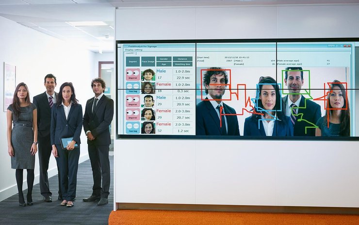 фото, распознавание лиц в офисе