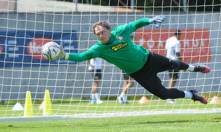 Андрей Пятов в воротах, голкипер, вратарь