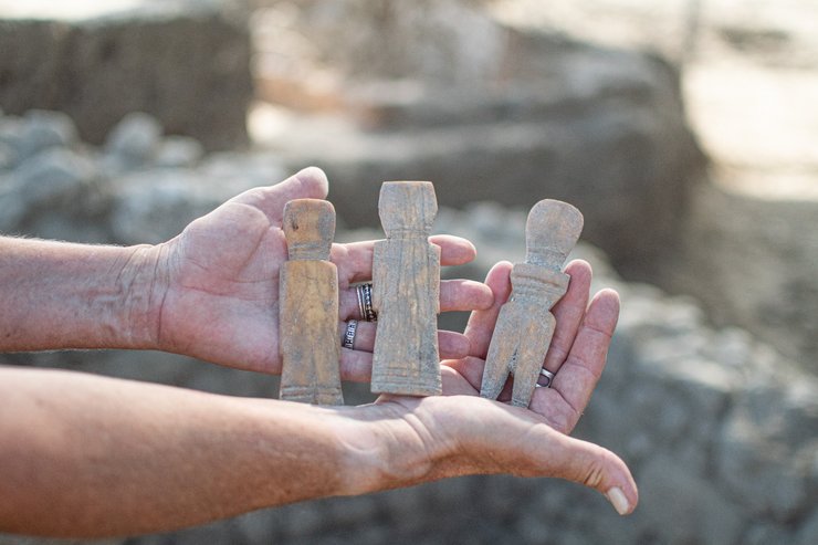 коптские куколки, раскопки
