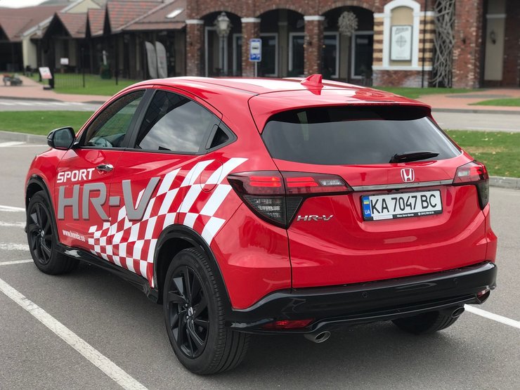 Honda HR-V внешность, экстерьер Honda HR-V Sport 2020, тест-драйв, обзор