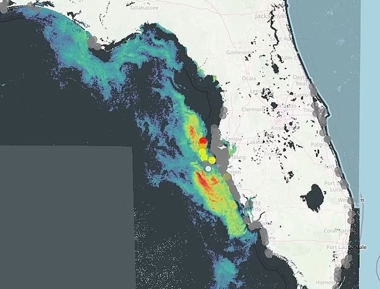красный прилив космос