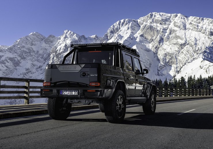 Brabus XLP 800 Adventure, Mercedes G-Class Brabus, Mercedes Brabus, пикап Гелендваген, пикап Гелендваген