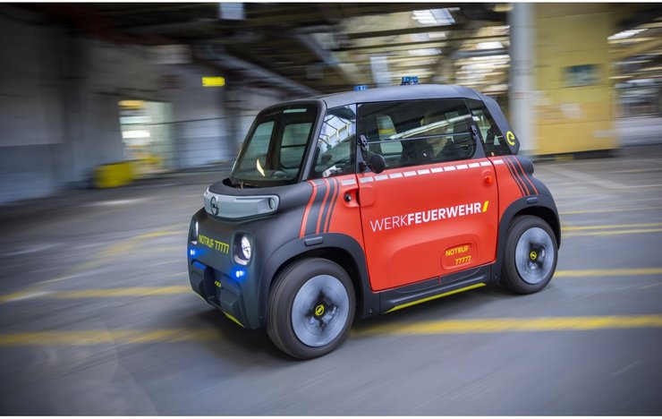 Opel Rocks-e 2022, новий Opel Rocks-e, електромобіль Opel Rocks-e, пожежний автомобіль, Citroen Ami