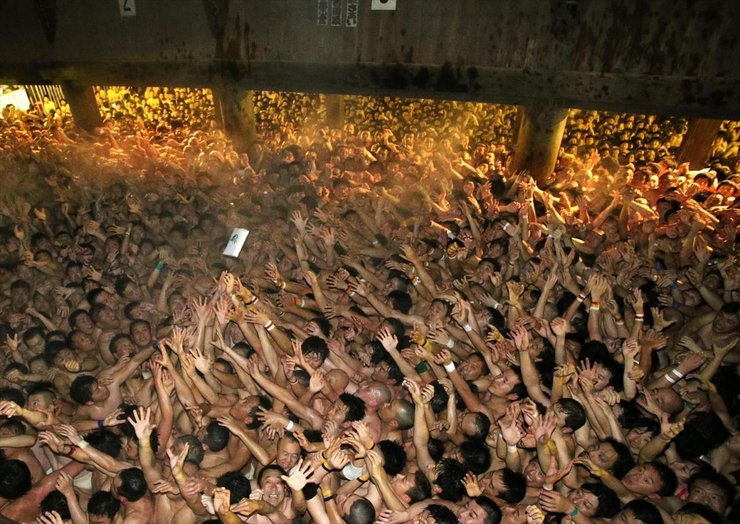 фестиваль, голый фестиваль, япония, окаяма, хадаки мацури