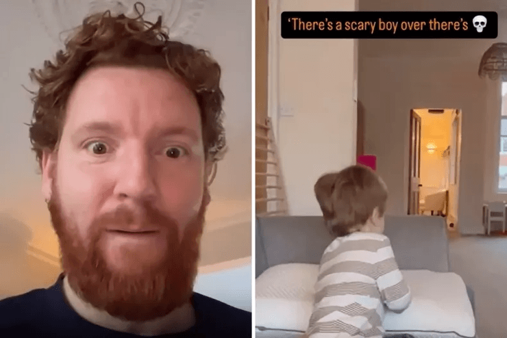 Ребенок заметил призрака, мальчик напугал отца, сын заметил невидимого гостя, семья планирует переезд, призраки в доме,