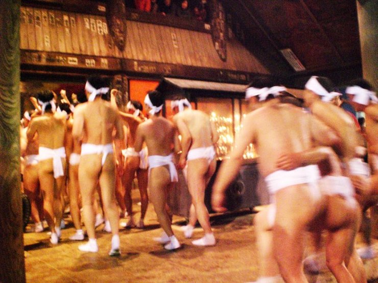 фестиваль, голый фестиваль, япония, окаяма, хадаки мацури
