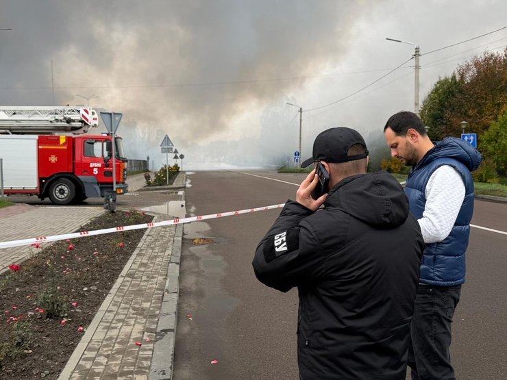 пожар дубно