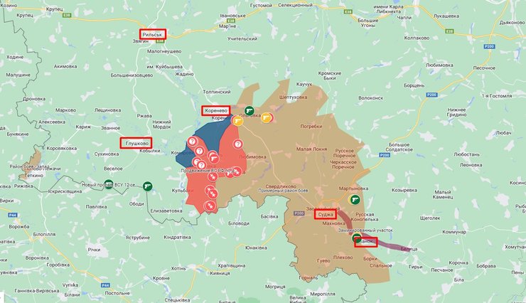 Прорив в Курській області, бої, 13 вересня, карта, Радио Свобода