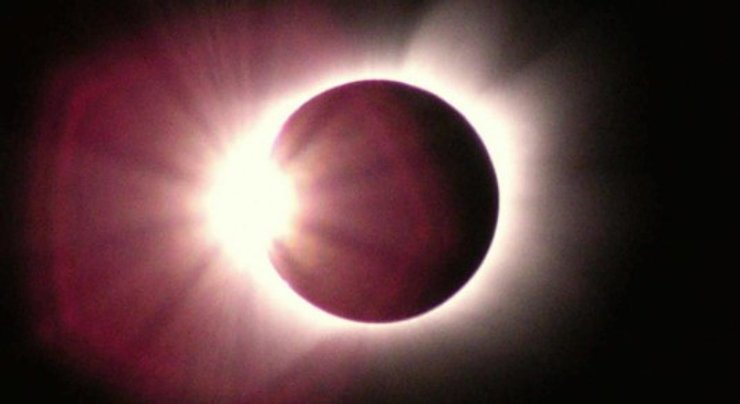 Солнце, затмение, полное затмение Солнца