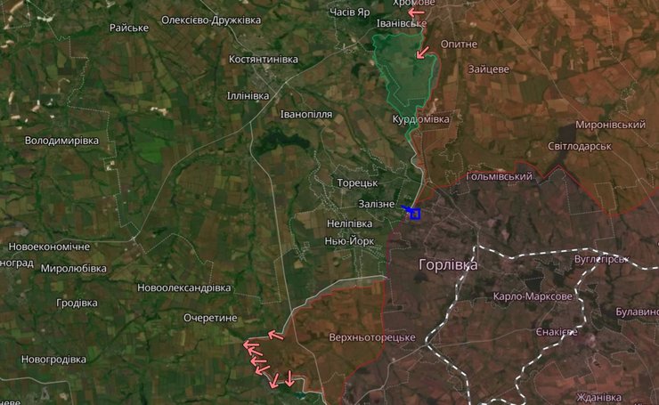 Линия фронта на Донбассе, бои на Донбассе