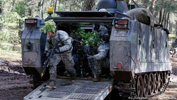 Литва, война, вторжение, войска, НАТО