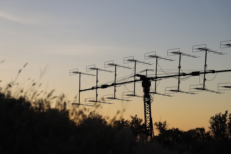 Антена радара на позиції