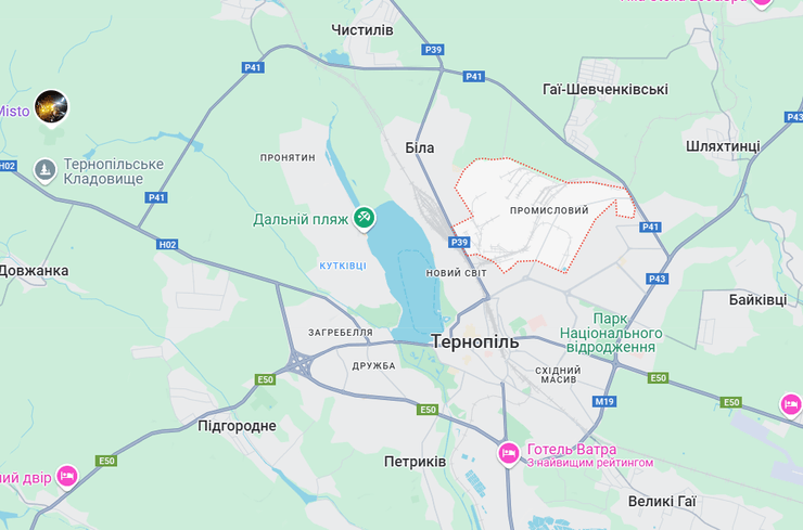 Часть жителей Промышленного района Тернополя остались без света