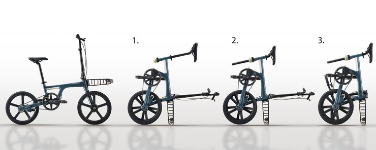 Складной велосипед, велосипед Gia nt Halfway, эргономичный велосипед