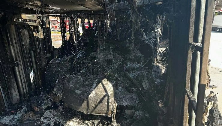 сгорела машина