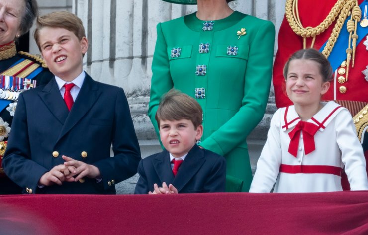 Принц Джордж, принц Луи и принцесса Шарлотта