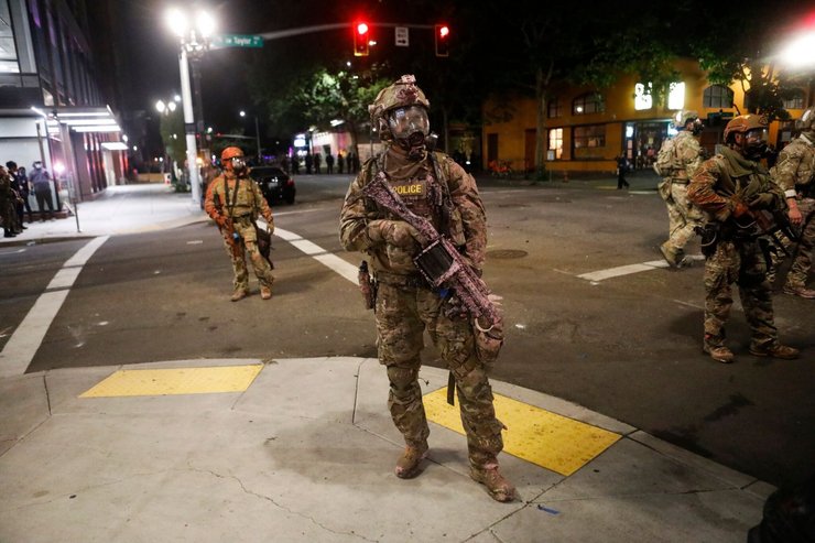 портленд, федеральные агенты