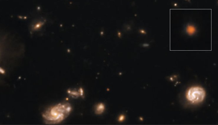 самая старая галактика Capotauro