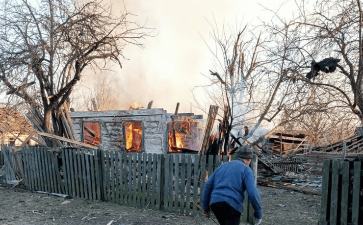 обстрел, обстрел харьковской области, попадание ракет