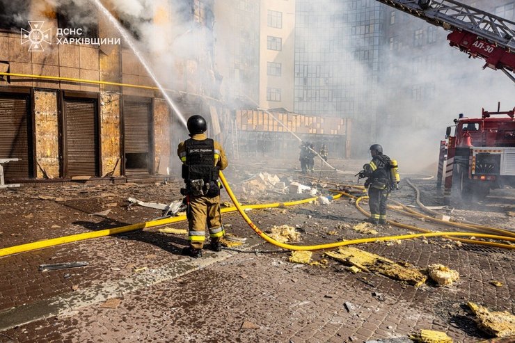 Российские войска атаковали Киевский район Харькова