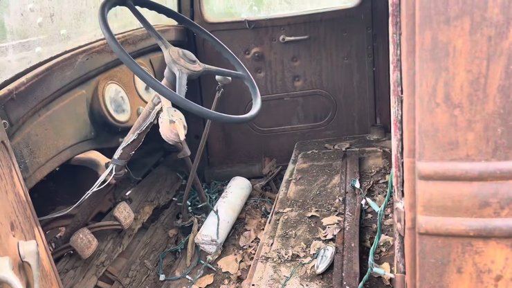 International C-30 1935, International C-30, грузовик International, заброшенные авто