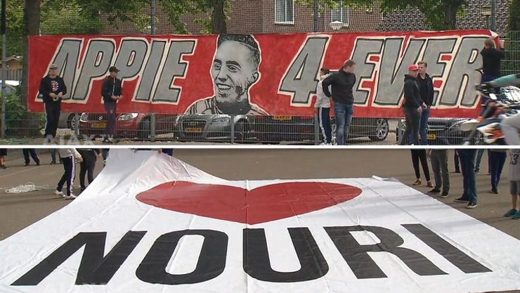 Акция фанатов "Аякса", нури