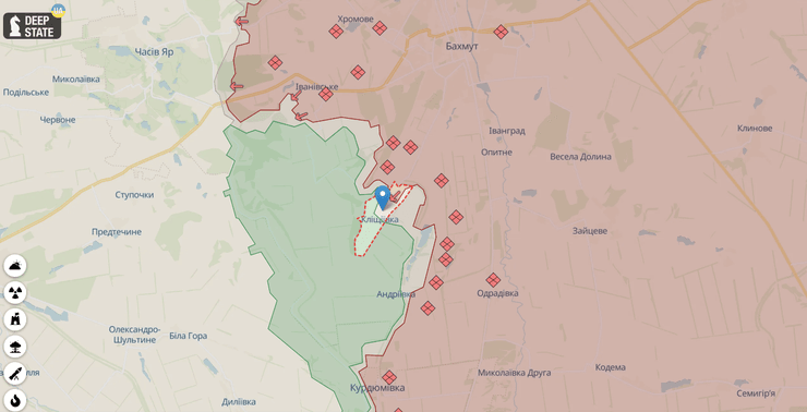 Клещиевка на карте