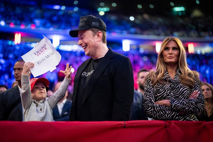 мелания трамп илон маск