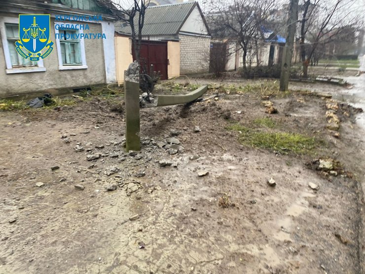 херсон обстрел, дома, разрушения