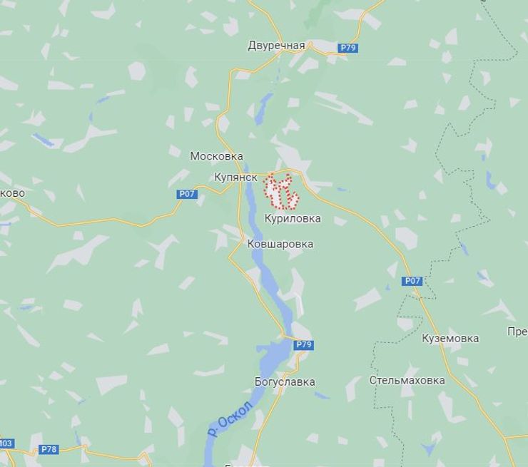 Подоли, карта