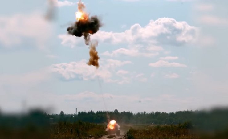 Від застосування суббоєприпасу з ударним ядром