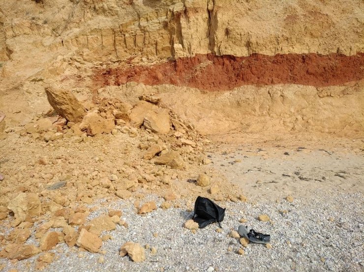 обвал, пляж, севастополь