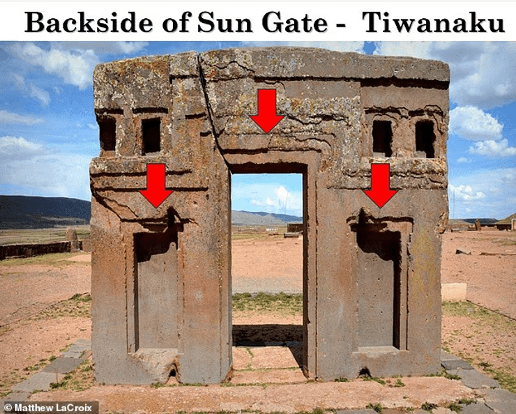 Похожие символы находили в Тиванаке