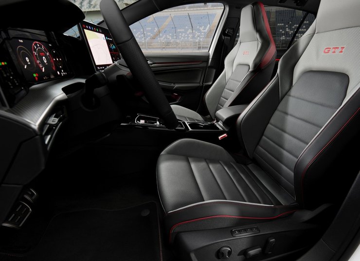 салон Volkswagen Golf GTI, Volkswagen Golf, новый Volkswagen Golf GTI, Volkswagen Golf GTI, Volkswagen Golf 2024