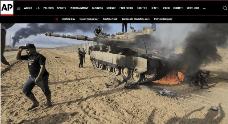 Фото сотрудника AP Хасана Эслайи