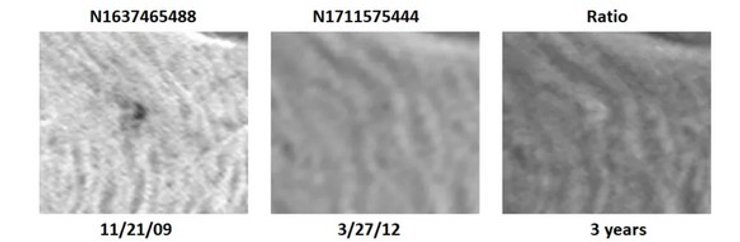 темное пятно Энцелад