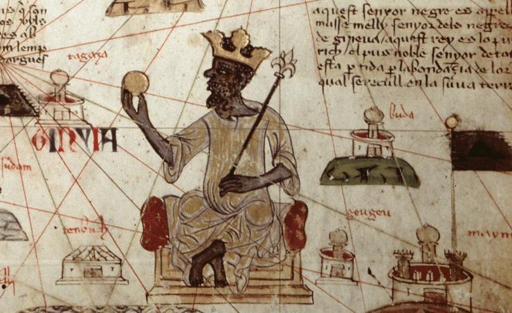 Золото, слиток золота, самый богатый в истории, африканский король, сколотил невероятное состояние, Манса Муса, король Мали