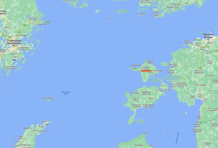 Эстония, Швеция, подводный кабель, Балтийское море