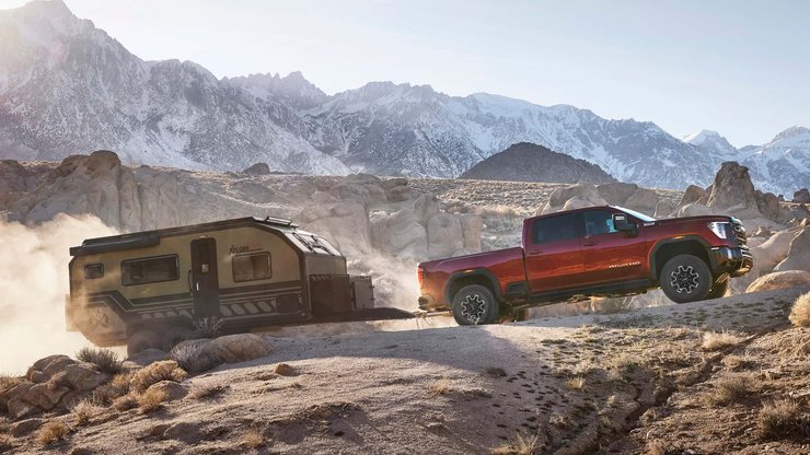 GMC Sierra HD AT4X, GMC Sierra HD, GMC Sierra, GMC Sierra HD 2024, новый GMC Sierra, пикап GMC Sierra