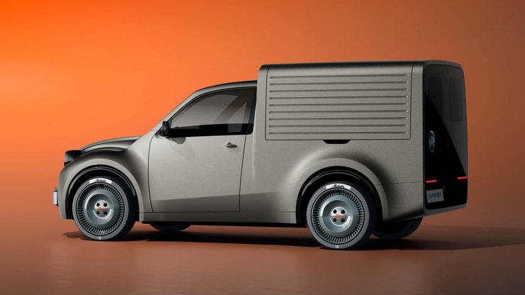 Citroën 2CV Fourgonnette профіль Фургон Citroën 2CV Fourgonnette