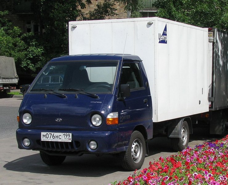 Hyundai Porter, минирование Hyundai Porter, грузовик Hyundai Porter
