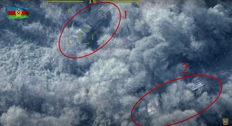 відео з камер спостереження ударного БПЛА Байрактар