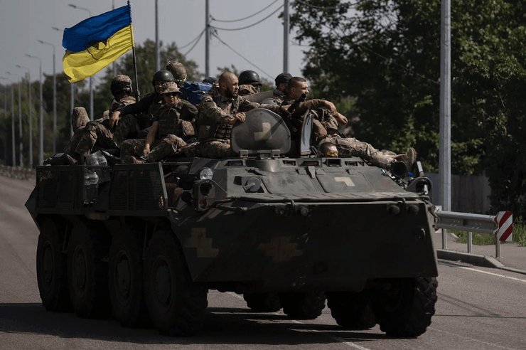 Наступление на Херсон.